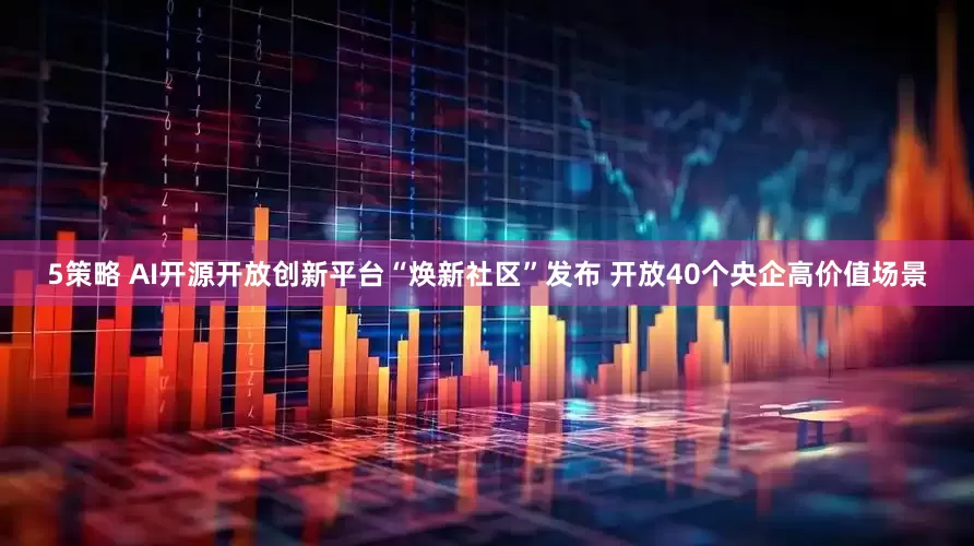 5策略 AI开源开放创新平台“焕新社区”发布 开放40个央企高价值场景